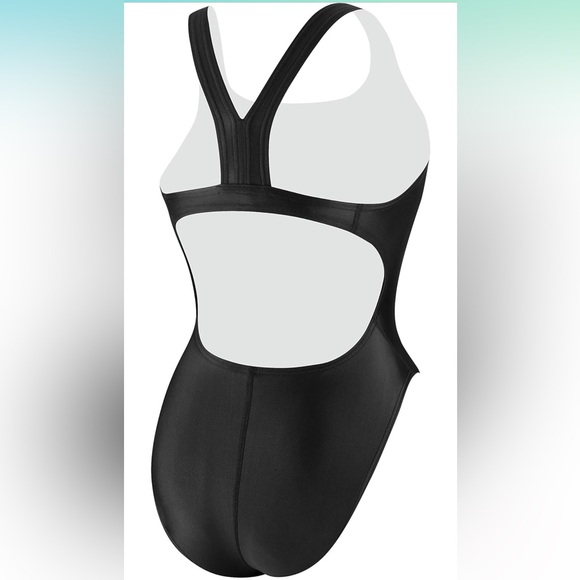 Speedo Womens Swimsuit One Piece Prolt Super Pro Solid Black Sz 30 X-small 2 NWT - Picture 2 of 7
